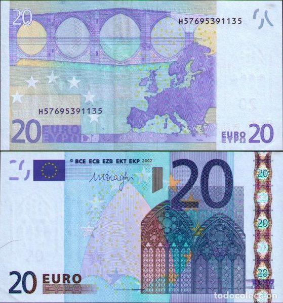 Hình ảnh tiền euro 20