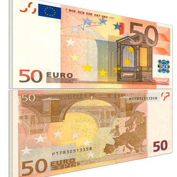 Hình ảnh tiền Bỉ 50 euro