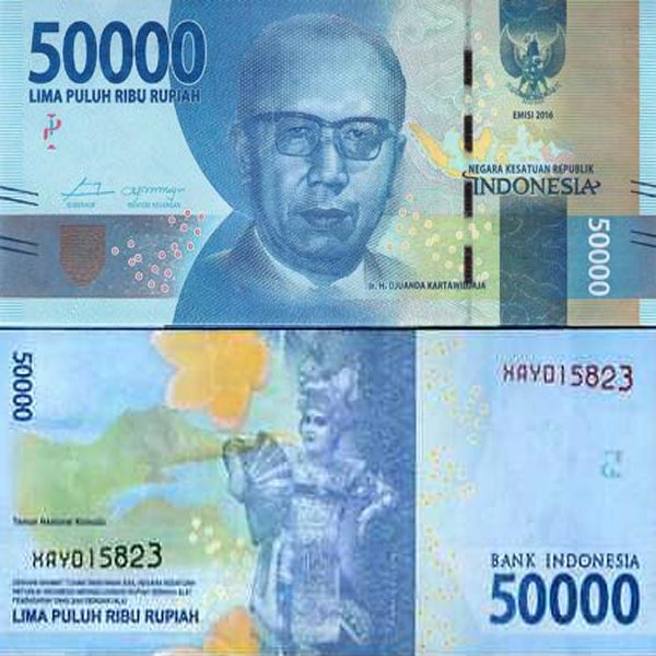 Hình ảnh tiền Indonesia 500000
