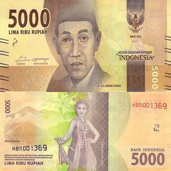 Hình ảnh tiền Indonesia 5000