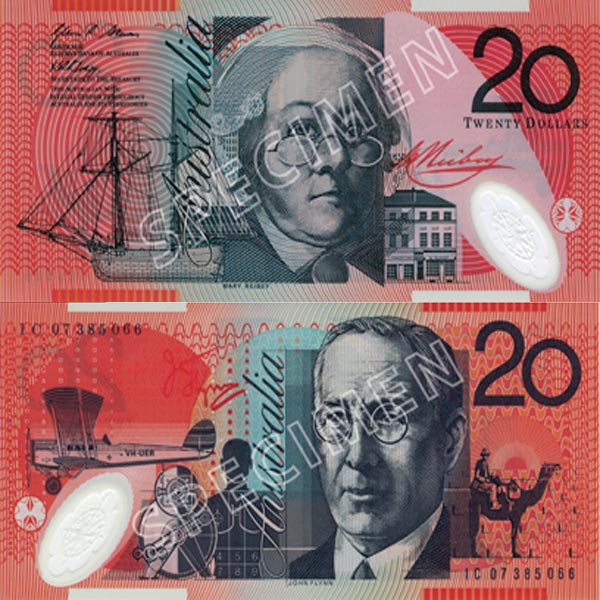 Hình ảnh tiền Úc 20s