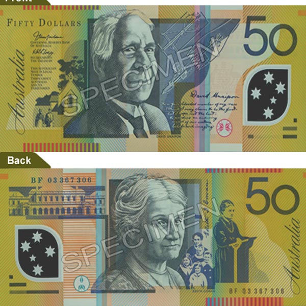 Hình ảnh tiền Úc 50s