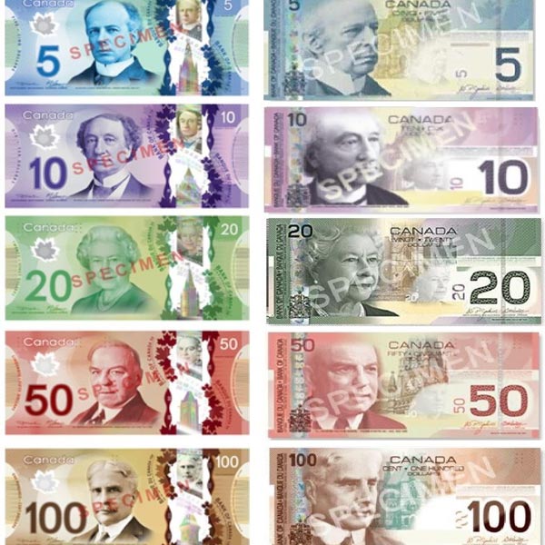 tiền giấy Canada