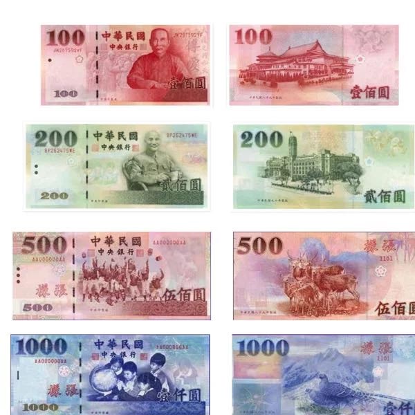Tiền giấy Đài Loan