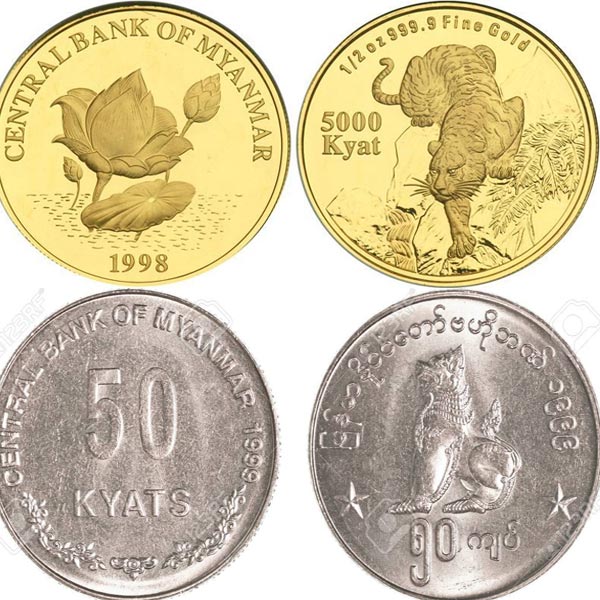 tiền xu Myanmar