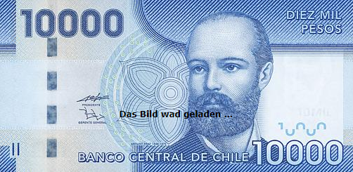 Hình ảnh tiền Chile 10000P