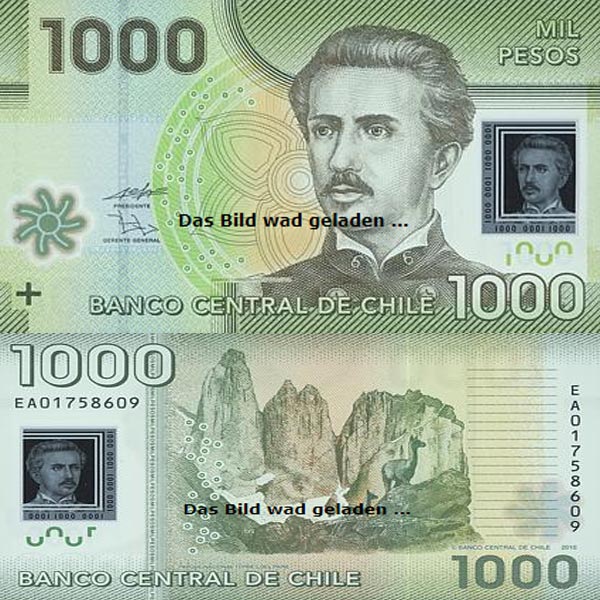 Hình ảnh tiền chile 1000p