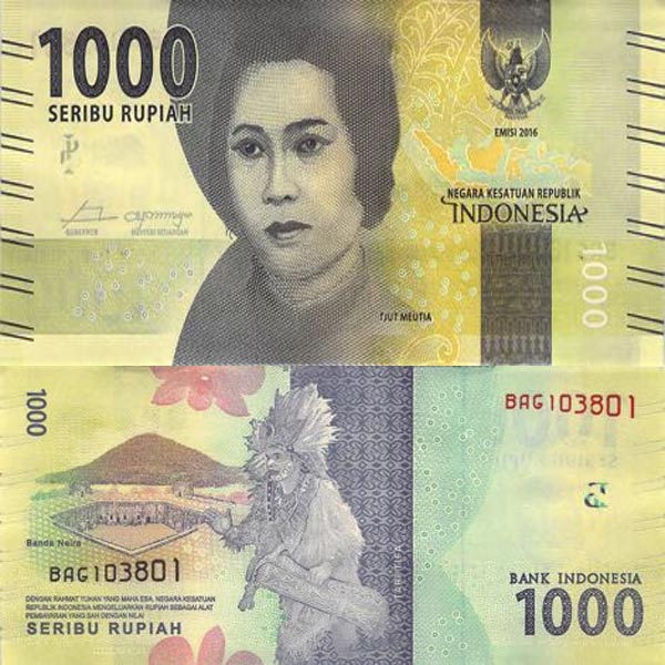 Hình ảnh tiền Indonesia 1000