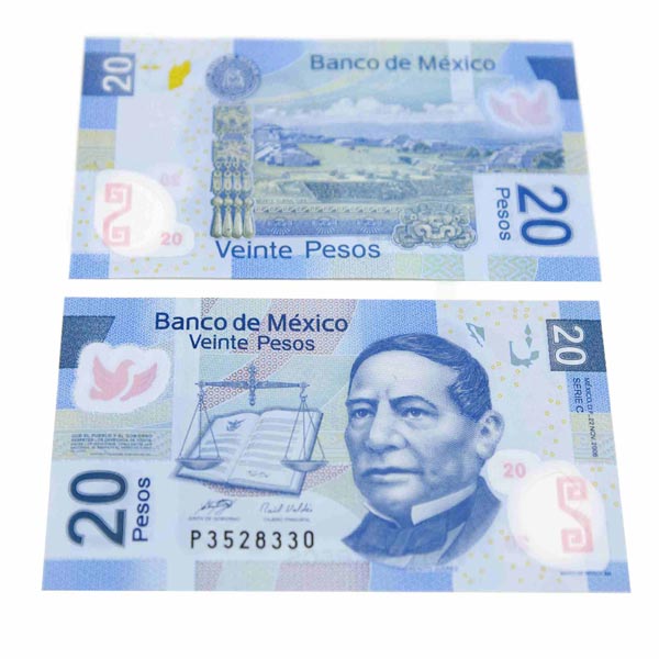 Hình ảnh tiền Mexico 20
